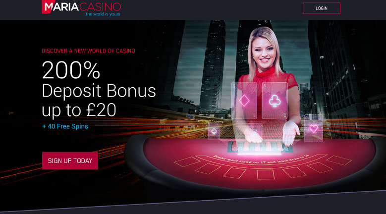  Deposit bonus i Maria Casino